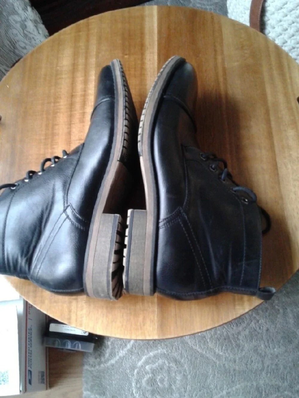 Perry Ellis Black  Chukka Boots - Lace-Up Ankle
